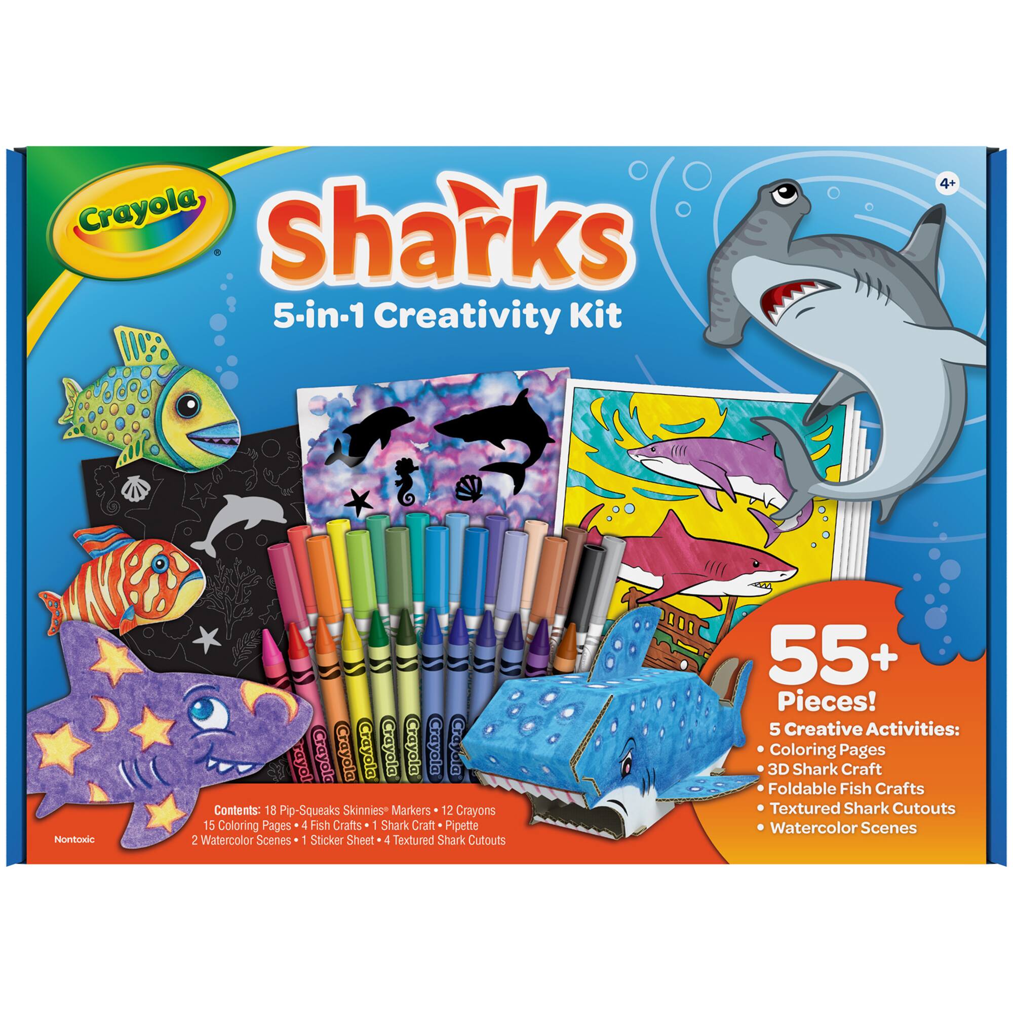Crayola® Sharks 5-in-1 Creativity Kit